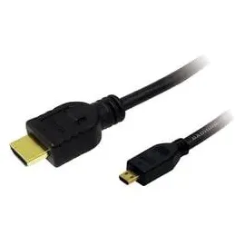 Logilink HDMI to HDMI Micro - M/M HDMI-Kabel HDMI Typ A (Standard) HDMI Typ D (Mikrofon) Schwarz