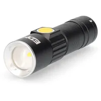 EDM Taschenlampe LED EDM USB Aufladbar Zoom Mini Schwarz