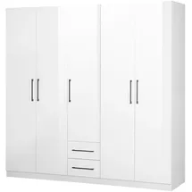 OTTO home Drehtürenschrank Sylt 200 x 200 x 52 cm Weiß