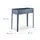 Relaxdays Hochbeet Metall 80 x 86 x 40,5 cm Grau