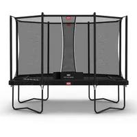 Berg Toys Trampolin Ultim Favorit Regular 410 x 250 cm inkl. Sicherheitsnetz Schwarz