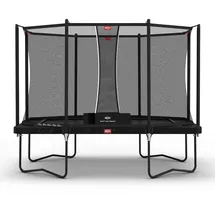 Berg Toys Trampolin Ultim Favorit Regular 410 x 250 cm inkl. Sicherheitsnetz Schwarz