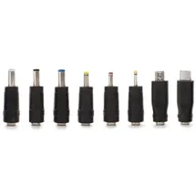 VELLEMAN UNIVERSAL-STECKER-SET - FÜR DC-STECKER 2.1 x 5.5 mm - 8-tlg.,