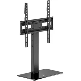 Maclean Brackets Universal-TV-Ständer 32-65 Zoll max. 40kg VESA 400x400 Schwarz Glas/Kunststoff/Stahl