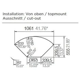 Schock Lotus C-150 Einbau bronze + Excenterbetätigung