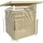 Karibu Rabensee 3 4,06 x 3,93 m Beige