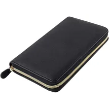 YYCFB Cash Budget Envelope Wallet System für Frauen, 12 Budget Sheets Envelopes, Binder Note für Budgetierung und Geld Sparen, Schwarz