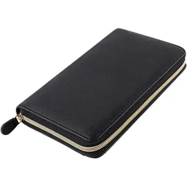YYCFB Cash Budget Envelope Wallet System für Frauen, 12 Budget Sheets Envelopes, Binder Note für Budgetierung und Geld Sparen, Schwarz