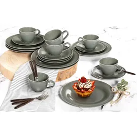 SELTMANN WEIDEN Beat Color Glaze Kaffeeservice 18-tlg. grau-beige