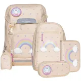 BECKMANN Schulranzen Classic Schoolbag Set 6-teilig 22L Yellow Heart