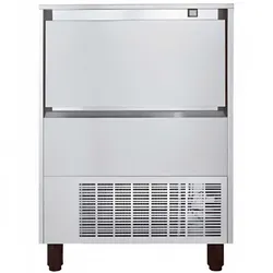 Mittlere Fast-Food-Eiswürfelmaschine 6g mit einer Produktion von 99kg/24h und einem Behälter von 35kg für Gastronomie.