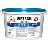 VIETSCHI Siloxan Protect 2000 – Fassadenfarbe Algen- u. Pilzschutz – 12,5 Liter