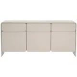 Selsey Sideboard 156 x 72,5 x 39 cm Kaschmirgrau / Grau