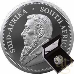 2 Unzen Silbermünze Krügerrand 2023 - polierte Platte