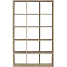 Forte Mauro Standregal 107,2 x 32,9 x 176,3 cm Braun