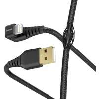 Hama Lade-/Datenkabel Gamer (USB-A auf iPhone Kabel, gewinkelt, kompatibel