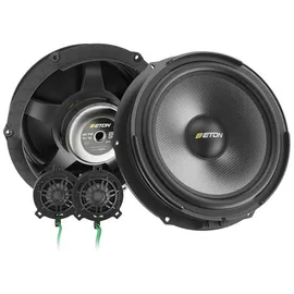 ETON UG VW T6 F2.2 – Plug & Play 2-Wege 20 cm / 8“ Komponenten System, kompatibel mit VW T6 Transportern, Reisemobilen, Einbau Front Lautsprecher für Türen/Armaturenbrett, 120 W