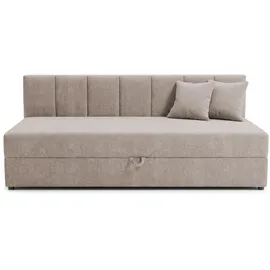 s-style möbel Lenny Tagesbett 90 x 200 cm braun