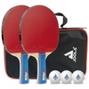 Joola Tischtennisschläger Tischtennis Duo Set, Tischtennis Schläger Set Tischtennisset Table Tennis Bat Racket