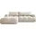 Mirjan24 Eckcouch mit Schlaffunktion 2-Sitzer Beige