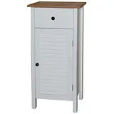 Hti-Living Badezimmerschrank 37 x 78 x 30 cm Braun/Weiß