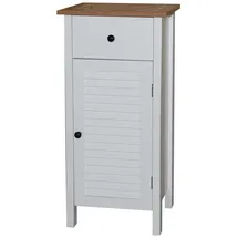 Hti-Living Badezimmerschrank 37 x 78 x 30 cm Braun/Weiß