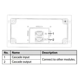 Dahua Ein-Tasten-Modul VTO4202FB-MB1