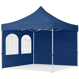 TOOLPORT Faltpavillon Professional ALU Pavillon Partyzelt in blau