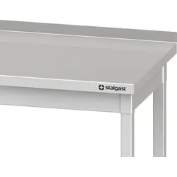 Stalgast Arbeitstisch ohne Grundboden, ohne Verstrebung, ohne Aufkantung, verschweißt : 400x600x850 mm