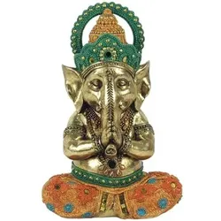 Signes Grimalt  Statuetten und Figuren Ganesha Yoga Figur  in Gold, Einheitsgrösse