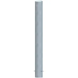 Schake Stahlrohrpoller Ø 152 x 1500 mm Weiß/Feuerverzinkt