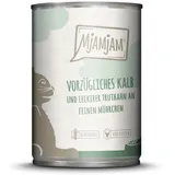 MjAMjAM Leckere Mahlzeit 200g Dose Katzennassfutter 6 x 200 Gramm vorzügliches Kalb mit leckerem Truthahn