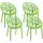 CLP Hope Gartenstuhl Sessel 59 x 59 x 80 cm grün 4 St.