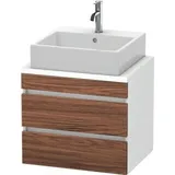 Duravit DuraStyle 60 x 47,8 cm, nussbaum dunkel/weiß matt, für Konsole, 2