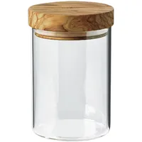 Berard Vorratsglas mit Olivenholzdeckel 600 ml