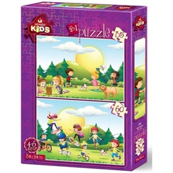 Heidi Cheese Line HeiDi Art Puzzle 35+60 pcs. XL 4497 Time to play