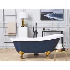 Beliani Cayman Freistehende Badewanne 153 x 77 cm