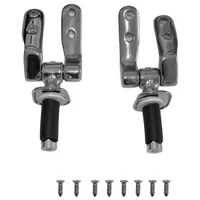 Duravit Scharnierpaar für WC-Sitz - Chrom - 0061221000