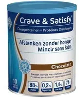 Crave & Satisfy Protéines Diététiques Chocolat Poudre 200 g