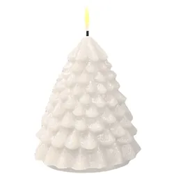 Weihnachtsbaum LED Kerze Weiß 11cm