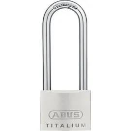 ABUS Zylindervorhangschloss 64TI/50HB80 Schlosskörper-B.50mm Titalium verschschl.ABUS