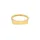 Elli Ring 925 Silber Pinky Ring, Siegelring in gold, | Gr.: 48