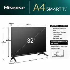 Hisense 32A4N 32 Zoll LED Full HD Smart TV