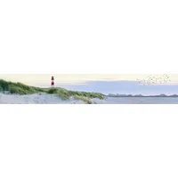 Maximex Balkon-Sichtschutz NORDSEEKÜSTE, Glasfaserverstärkte Balkonsichtschutzfolie, UV- und witterungsbeständig, Zuschneidbar, 5 m x 85 cm