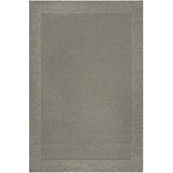 Kadima Design Exklusiver Wohnzimmerteppich `Calder`, Wolle-Polyester-Mix, Farbe: Grau, 120x170 cm