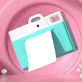 Für Sofortdruckkamera für 7,6 cm HD-Thermodrucker, 1200 mAh, tintenlos, Videorecorder, Geburtstag, Weihnachten, Jungen und Mädchen