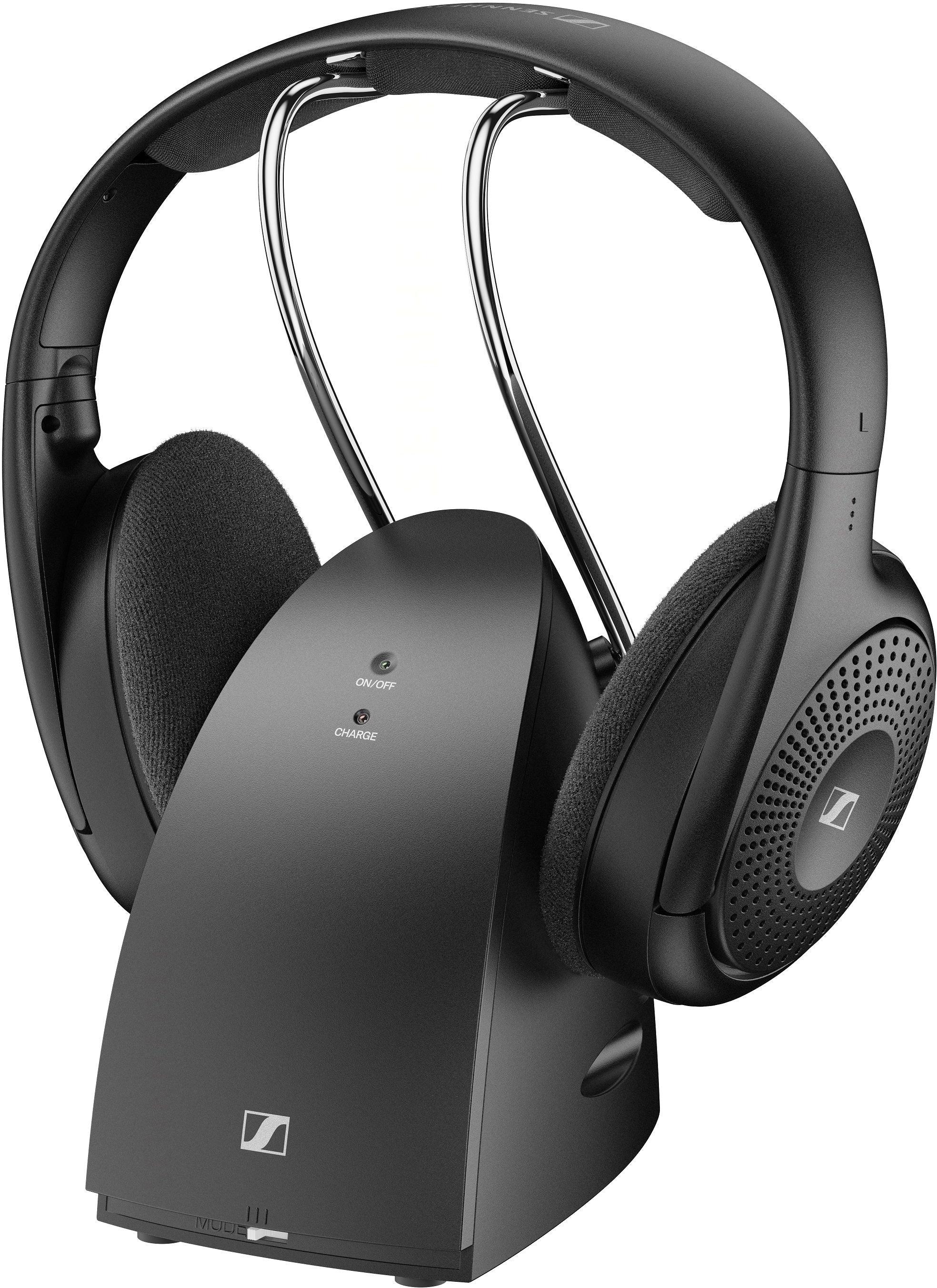 SENNHEISER RS 120-W, on-ear Kopfhörer, analog audio input, schwarz