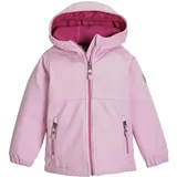 KILLTEC Kinder Softshelljacke Softshell Jacke mit Kapuze Mini Softshelljacke wasserabweisend 00435-hellrosa 98/104