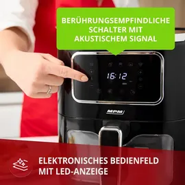 MPM MFR-09 Heißluftfritteuse 5L schwarz