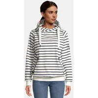 salzhaut Hoodie SÜNN - RINGEL Blau/Weiß XS